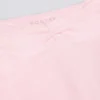 Leggings aus gebürstetem Jersey mit Rüschen und mittlerer Leibhöhe in Hellrosa-Mélange Leggings aus gebürstetem Jersey mit Rüschen und mittlerer Leibhöhe in Hellrosa-Mélange