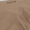 Leggings aus gebürstetem Jersey mit Rüschen und mittlerer Leibhöhe in Mokka-Mélange Leggings aus gebürstetem Jersey mit Rüschen und mittlerer Leibhöhe in Mokka-Mélange