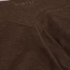 Leggings aus gebürstetem Jersey mit Rüschen und mittlerer Leibhöhe in Pecan-Melange Leggings aus gebürstetem Jersey mit Rüschen und mittlerer Leibhöhe in Pecan-Melange