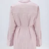 Lerici Oversize-Shirt mit rosa Streifen Lerici Oversize-Shirt mit rosa Streifen