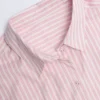 Lerici Oversize-Shirt mit rosa Streifen Lerici Oversize-Shirt mit rosa Streifen