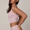 Letitia verziertes Schnür-Korsett-Oberteil in zartem Rosa Letitia verziertes Schnür-Korsett-Oberteil in zartem Rosa