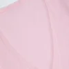 Lou Pointelle Wickel-Crop-Oberteil in Babyrosa Lou Pointelle Wickel-Crop-Oberteil in Babyrosa