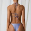 Lula Cheeky-Bikinihose mit Perlenverzierung in Lavendel-Lila Lula Cheeky-Bikinihose mit Perlenverzierung in Lavendel-Lila