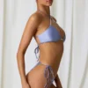 Lula Cheeky-Bikinihose mit Perlenverzierung in Lavendel-Lila Lula Cheeky-Bikinihose mit Perlenverzierung in Lavendel-Lila