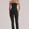 Lumi Mid-Rise Fitted Trousers in Schwarz Lumi Mid-Rise Fitted Trousers in Schwarz