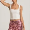 Lunara Minirock mit Paillettenverzierung in Rosa Lunara Minirock mit Paillettenverzierung in Rosa