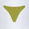 Manea Cheeky-Bikinihose mit hohem Beinausschnitt in Olivgrün