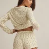 Maphie Modal-Pyjama-Shorts mit Rüschenbesatz in Zitronenprint Maphie Modal-Pyjama-Shorts mit Rüschenbesatz in Zitronenprint