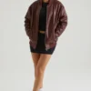 Maple Kunstlederjacke in Braun Maple Kunstlederjacke in Braun