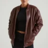 Maple Kunstlederjacke in Braun Maple Kunstlederjacke in Braun