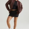 Maple Kunstlederjacke in Braun Maple Kunstlederjacke in Braun