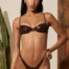 Mar Cheeky Bikinihose in Bronze