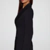 Marika Strukturierter Zweireiher-Blazer in Schwarz Marika Strukturierter Zweireiher-Blazer in Schwarz