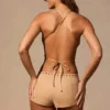Maris Butterfly Tie-Back Oberteil in Beige Maris Butterfly Tie-Back Oberteil in Beige