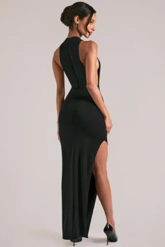 Mayda Ärmelloses Maxikleid  in Schwarz