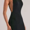 Mayda Ärmelloses Maxikleid  in Schwarz