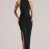 Mayda Ärmelloses Maxikleid  in Schwarz