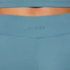 Mini-Shorts mit gedrehtem Bund und Taschen in Steinblau Mini-Shorts mit gedrehtem Bund und Taschen in Steinblau