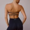 Mini-Shorts mit hoher Taille in Schwarz