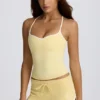 Mini-Shorts mit niedriger Leibhöhe in Zitrone Mini-Shorts mit niedriger Leibhöhe in Zitrone