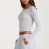 Modal-Lagen-Oberteil in Grey Marl Modal-Lagen-Oberteil in Grey Marl