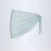 Molinas Sarong mit seitlichen Bändern in Blau mit Blumenmuster Molinas Sarong mit seitlichen Bändern in Blau mit Blumenmuster