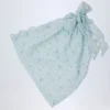 Molinas Sarong mit seitlichen Bändern in Blau mit Blumenmuster Molinas Sarong mit seitlichen Bändern in Blau mit Blumenmuster