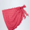 Molinas Sarong mit seitlicher Bindung in rotem Gingham