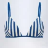 Montauk Triangel-Bikinioberteil in Marineblau