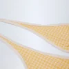 Morella Neckholder-Bikinioberteil in gelbem Gingham