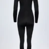 Musa Langarm-Jumpsuit mit hohem Kragen in Schwarz Musa Langarm-Jumpsuit mit hohem Kragen in Schwarz