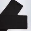 Musa Langarm-Jumpsuit mit hohem Kragen in Schwarz Musa Langarm-Jumpsuit mit hohem Kragen in Schwarz