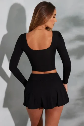 Mia Mini-Skort in Schwarz
