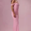Naelle Mesh-Drapiertes Korsettkleid in Candyfloss Pink Naelle Mesh-Drapiertes Korsettkleid in Candyfloss Pink