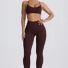 Nahtlose Super-Sculpt-Leggings in Chocolate Nahtlose Super-Sculpt-Leggings in Chocolate