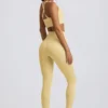 Nahtlose Super-Sculpt-Leggings mit hoher Taille in Buttergelb Nahtlose Super-Sculpt-Leggings mit hoher Taille in Buttergelb