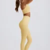 Nahtlose Super-Sculpt-Leggings mit hoher Taille in Buttergelb Nahtlose Super-Sculpt-Leggings mit hoher Taille in Buttergelb
