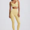 Nahtlose Super-Sculpt-Leggings mit hoher Taille in Buttergelb Nahtlose Super-Sculpt-Leggings mit hoher Taille in Buttergelb