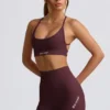Nahtlose Super-Sculpt-Mini-Shorts in Burgunderrot Nahtlose Super-Sculpt-Mini-Shorts in Burgunderrot