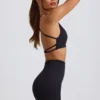 Nahtlose Super Sculpt Mini-Shorts in Schwarz Nahtlose Super Sculpt Mini-Shorts in Schwarz