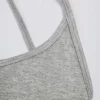 Nahtloser, rückenfreier Super Sculpt-Sport-BH in Grau meliert