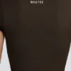 Nahtloses Super-Sculpt-T-Shirt in Braun Nahtloses Super-Sculpt-T-Shirt in Braun