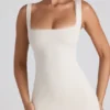Navi Modal Midaxi-Kleid mit Spitzenbesatz in Elfenbein Navi Modal Midaxi-Kleid mit Spitzenbesatz in Elfenbein