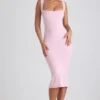 Navi Modal-Midaxi-Kleid mit Spitzenbesatz in Zartrosa Navi Modal-Midaxi-Kleid mit Spitzenbesatz in Zartrosa