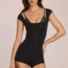 Nayara Modal-Playsuit in Schwarz