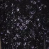 Nevara Embellished Mid-Rise Thigh-Split Maxi Rock in Black Purple Nevara Embellished Mid-Rise Thigh-Split Maxi Rock in Black Purple