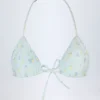 Noia Micro-Triangel-Bikinioberteil in Blau mit Blumenmuster