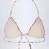 Noia Micro-Triangel-Bikinioberteil mit rotem Blumenmuster