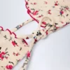 Noia Micro-Triangel-Bikinioberteil mit rotem Blumenmuster